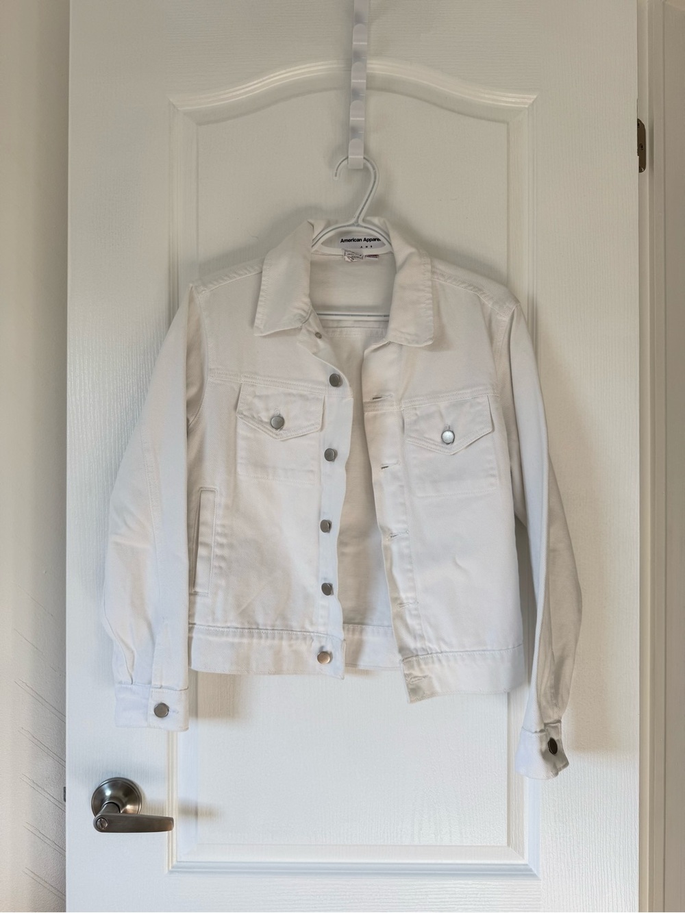 American Apparel unisex 100% cotton denim jacket